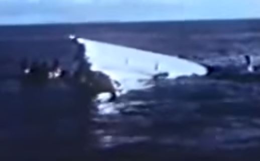 Pan Am Boeing 367 Stratocruiser Ditches in the Pacific
